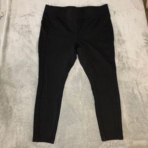 Ann Taylor Loft Petite Black Pants Strip Down Legs